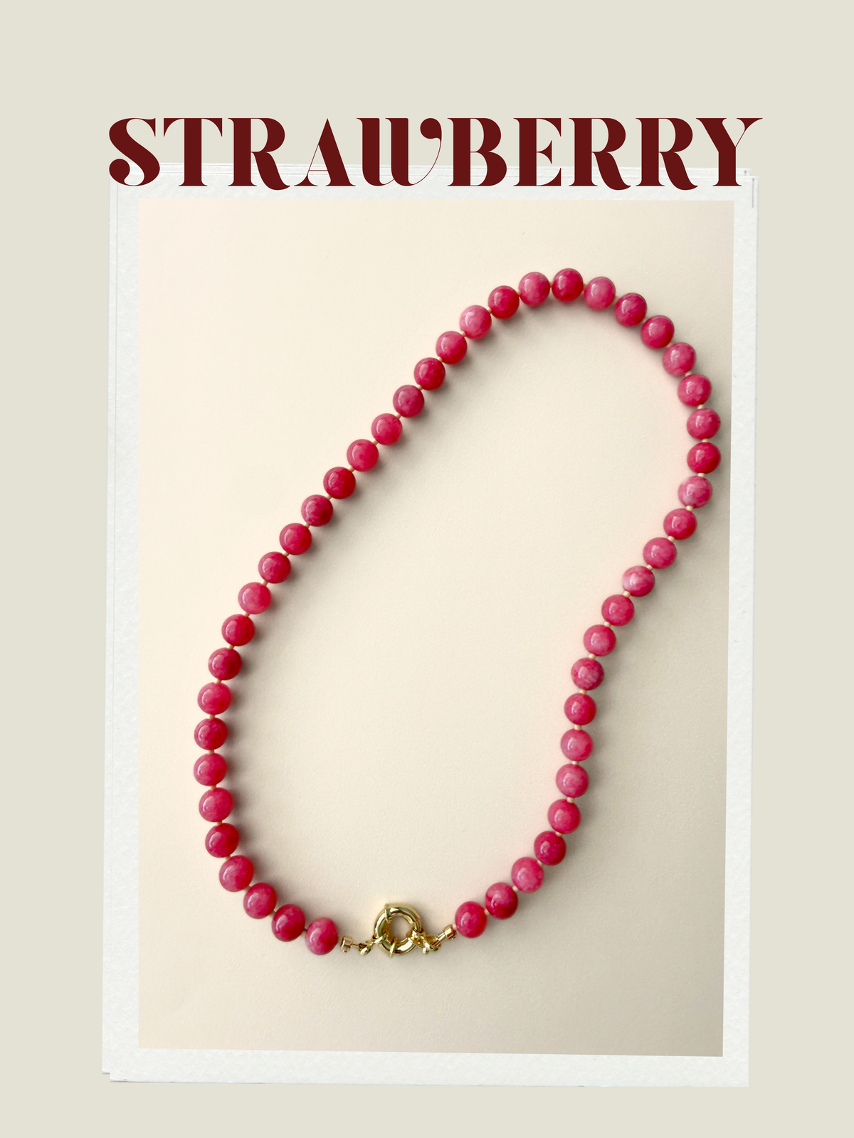 STRAWBERRY NECKLACE