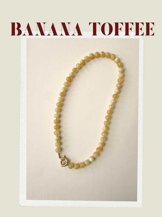 BANANA TOFFEE NECKLACE