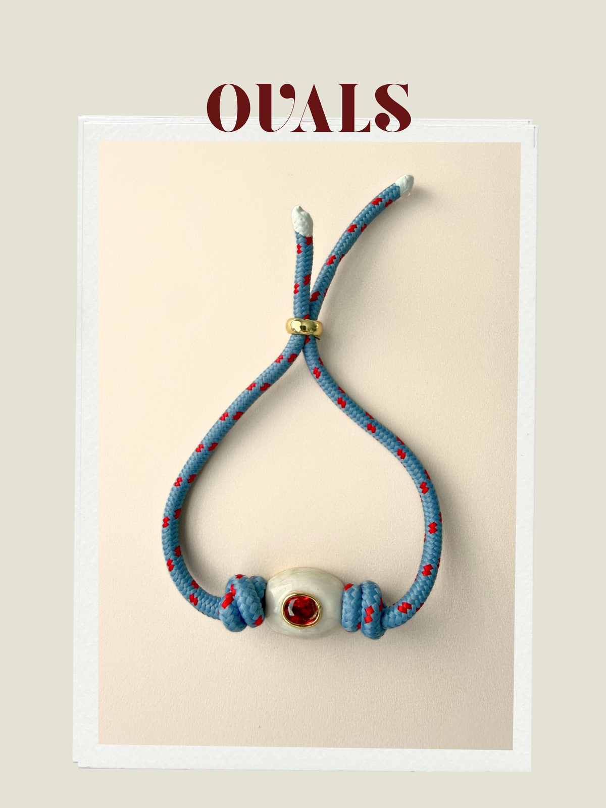 OVALS PARACORD BRACELET